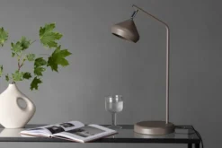 Lampa stołowa Isaberg 52 cm jasnobrązowa