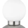 Lampa stołowa Princess LED biało-srebrna matowa