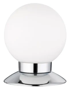 Lampa stołowa Princess LED biało-srebrna