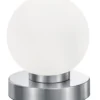 Lampa stołowa Prinz biało-srebrna