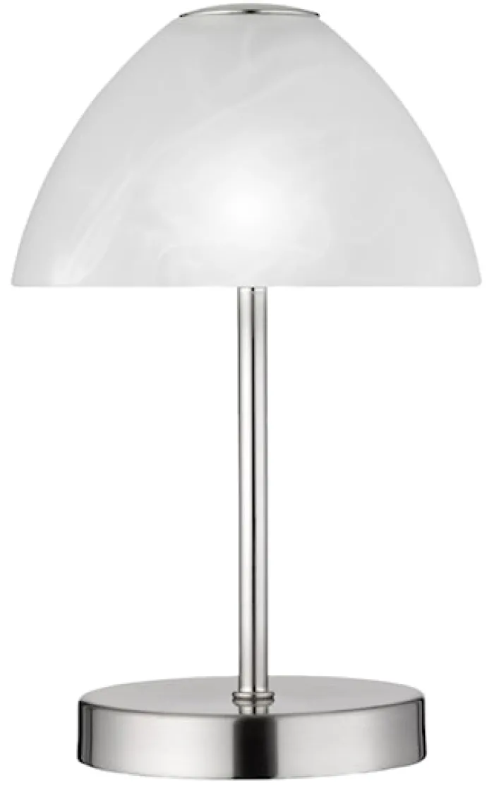Lampa stołowa Queen LED biało-srebrna