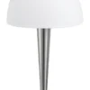 Lampa stołowa Ventura LED biało-srebrna