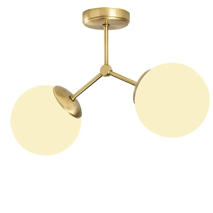 Lampa sufitowa Beid x2 złota