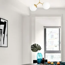 Lampa sufitowa Beid x2 złota