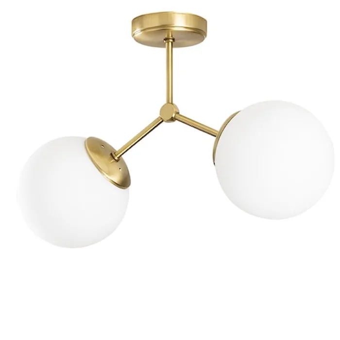Lampa sufitowa Beid x2 złota