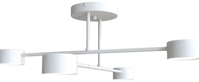 Lampa sufitowa Hallo biała x4