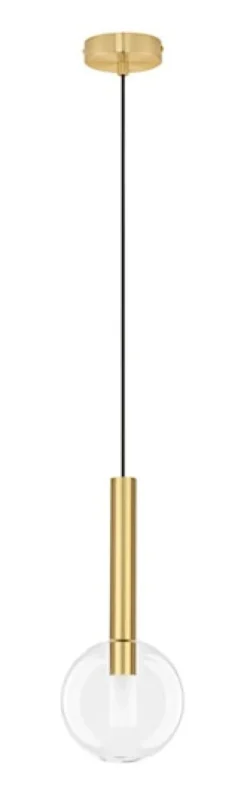 Lampa wisząca Apolnes x1 złota