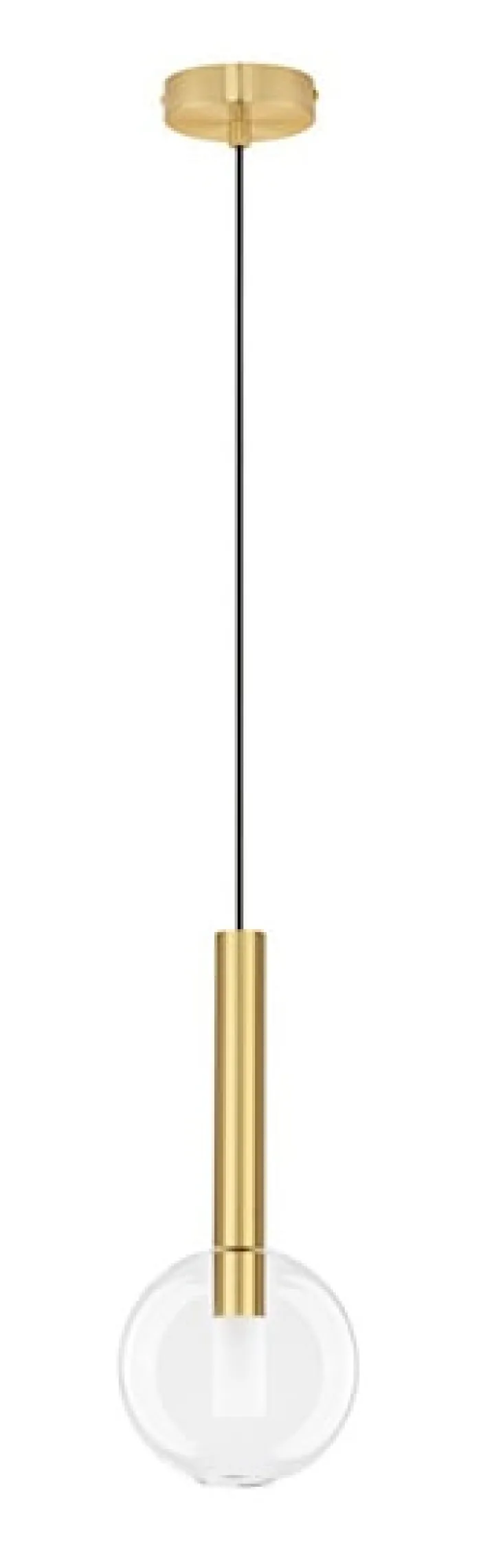 Lampa wisząca Apolnes x1 złota