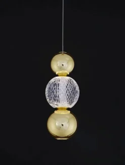 Lampa wisząca Beance II LED złota