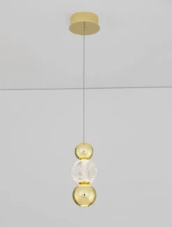 Lampa wisząca Beance II LED złota