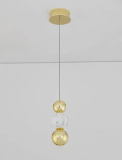 Lampa wisząca Beance II LED złota