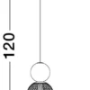 Lampa wisząca Beance LED złota
