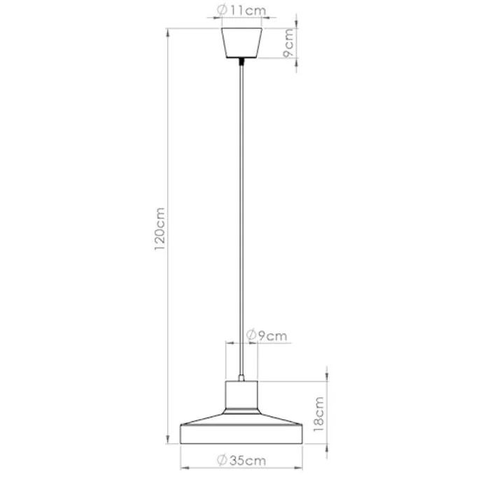 Lampa wisząca Bilo beżowa