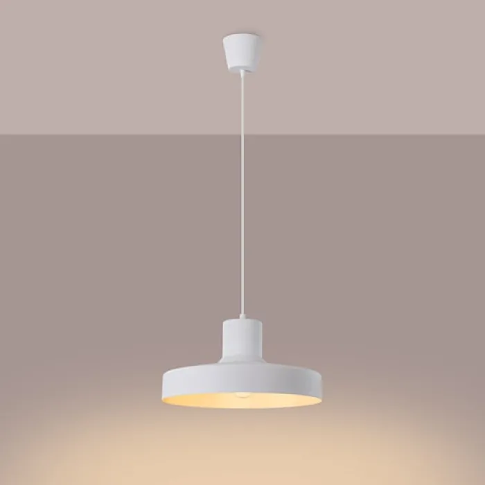 Lampa wisząca Bilo biała