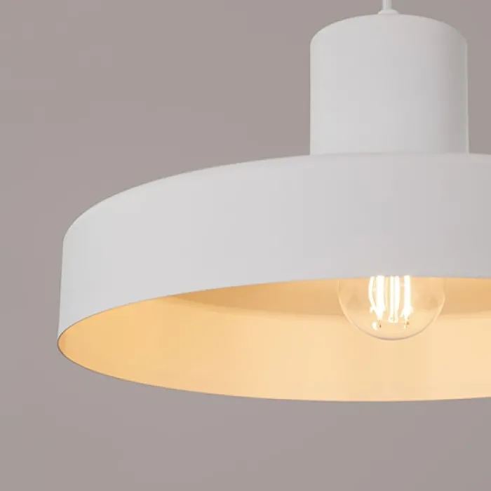 Lampa wisząca Bilo biała