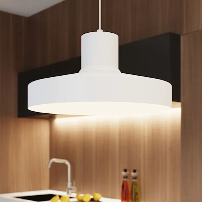 Lampa wisząca Bilo biała