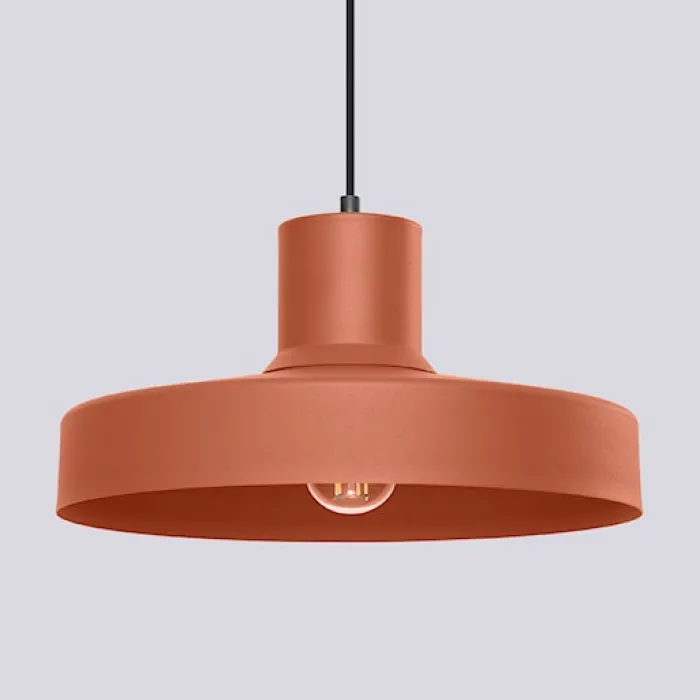 Lampa wisząca Bilo ochra czerwona