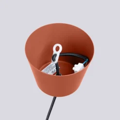 Lampa wisząca Bilo ochra czerwona