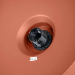 Lampa wisząca Bilo ochra czerwona