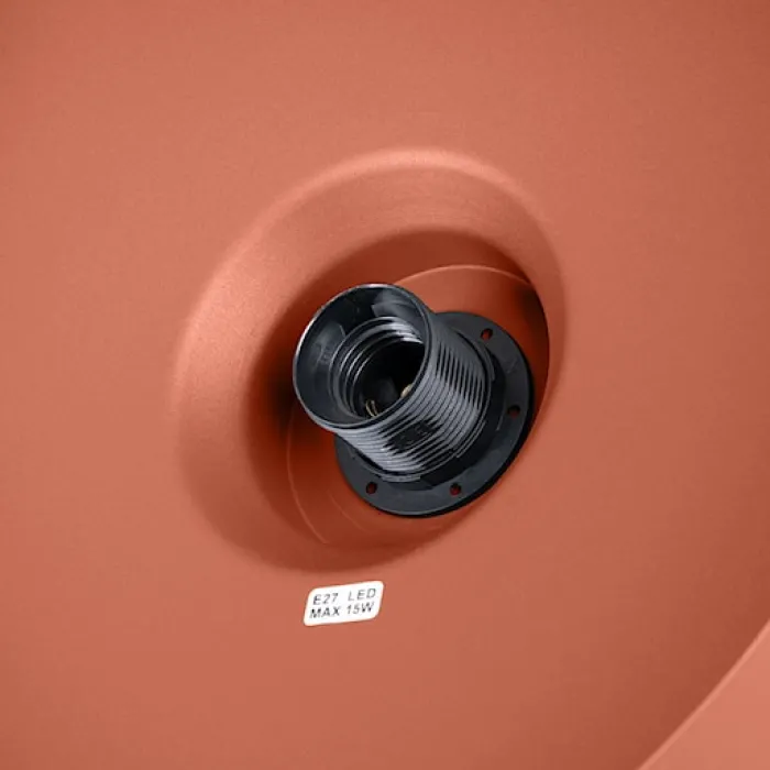 Lampa wisząca Bilo ochra czerwona