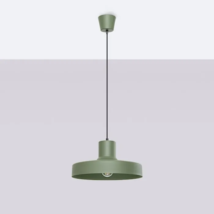 Lampa wisząca Bilo zielona oliwka