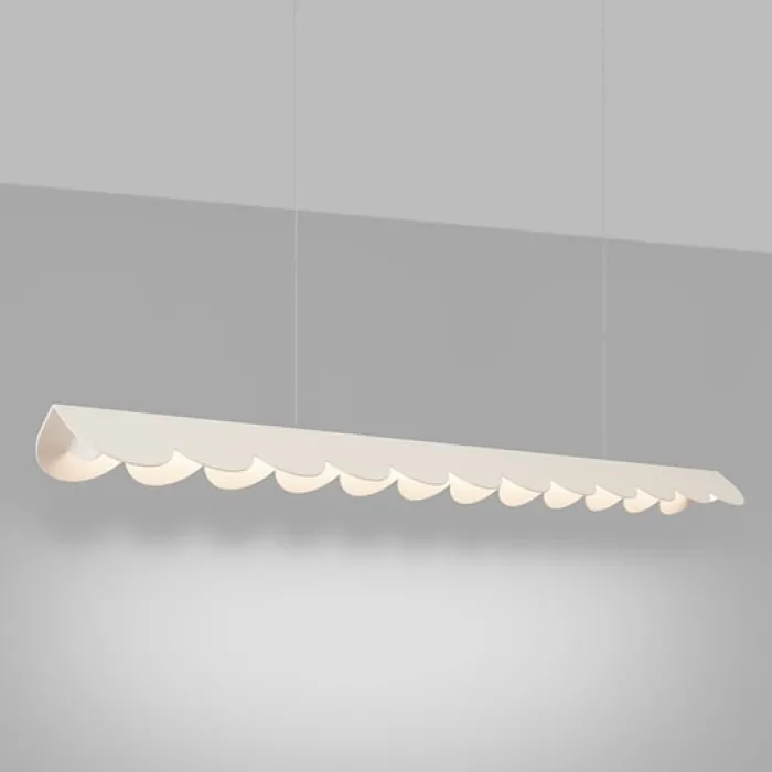 Lampa wisząca Biscuit LED beżowa 4000K