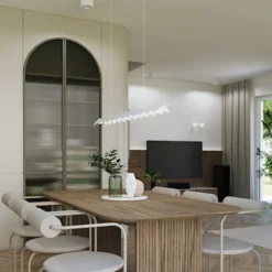 Lampa wisząca Biscuit LED beżowa 4000K