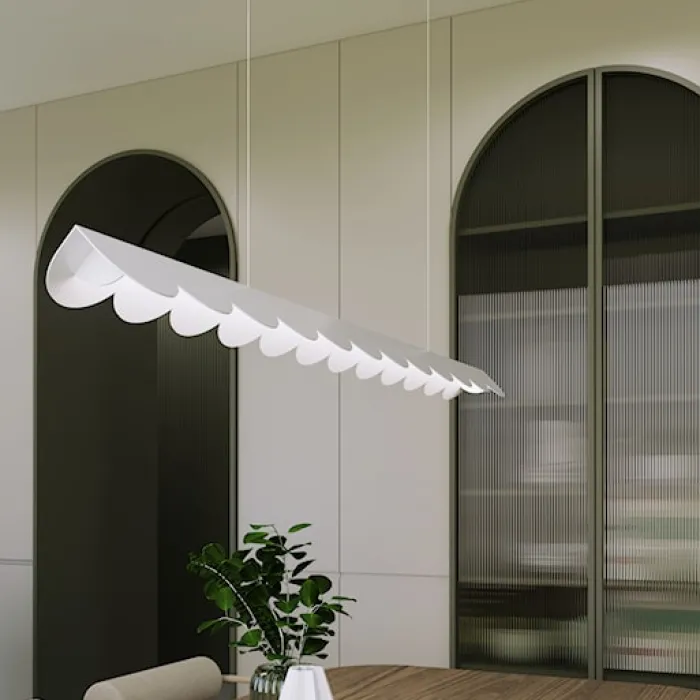 Lampa wisząca Biscuit LED beżowa 4000K