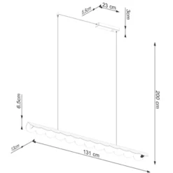 Lampa wisząca Biscuit LED biała 4000K