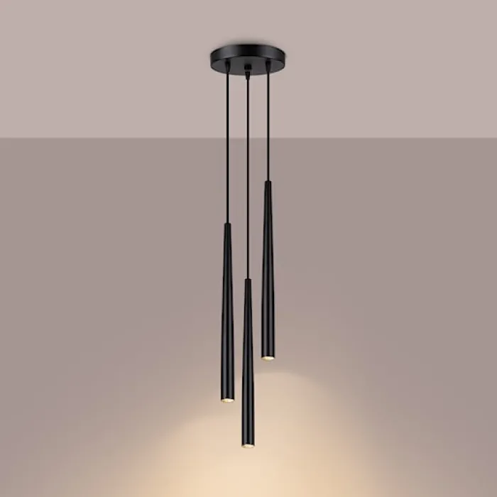 Lampa wisząca Bliss 3P czarna