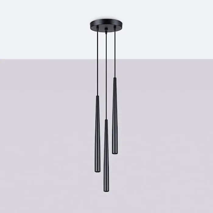 Lampa wisząca Bliss 3P czarna