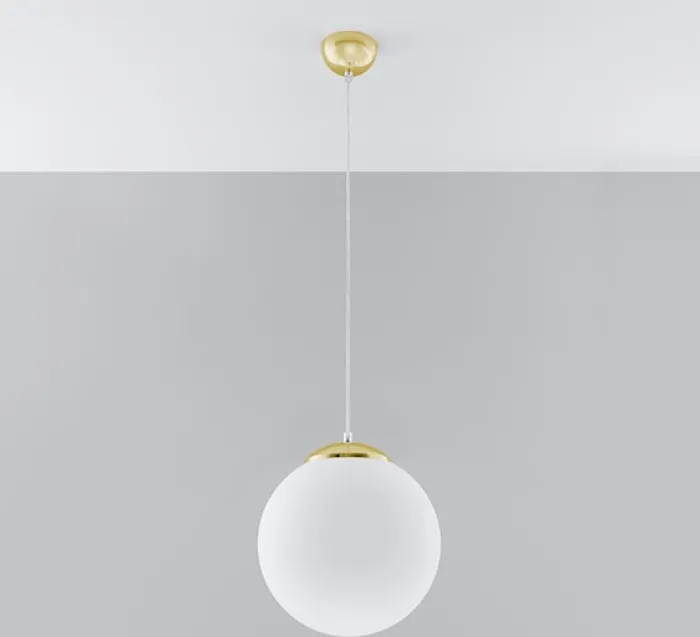 Lampa wisząca Blowly średnica 30 cm złota