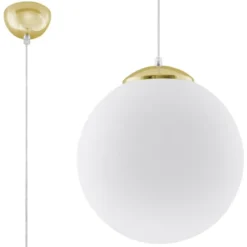 Lampa wisząca Blowly średnica 30 cm złota