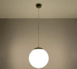 Lampa wisząca Blowly średnica 30 cm złota