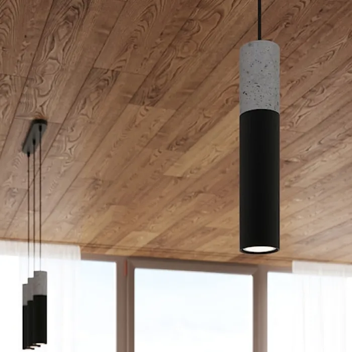Lampa wisząca Borgio 3L czarny