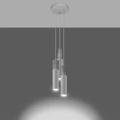 Lampa wisząca Borgio 3P biała
