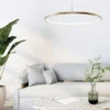 Lampa wisząca Breno LED średnica 60 cm złota