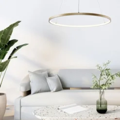 Lampa wisząca Breno LED średnica 60 cm złota