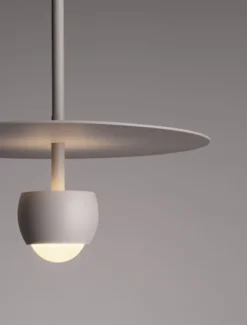 Lampa wisząca Burgens LED beżowa