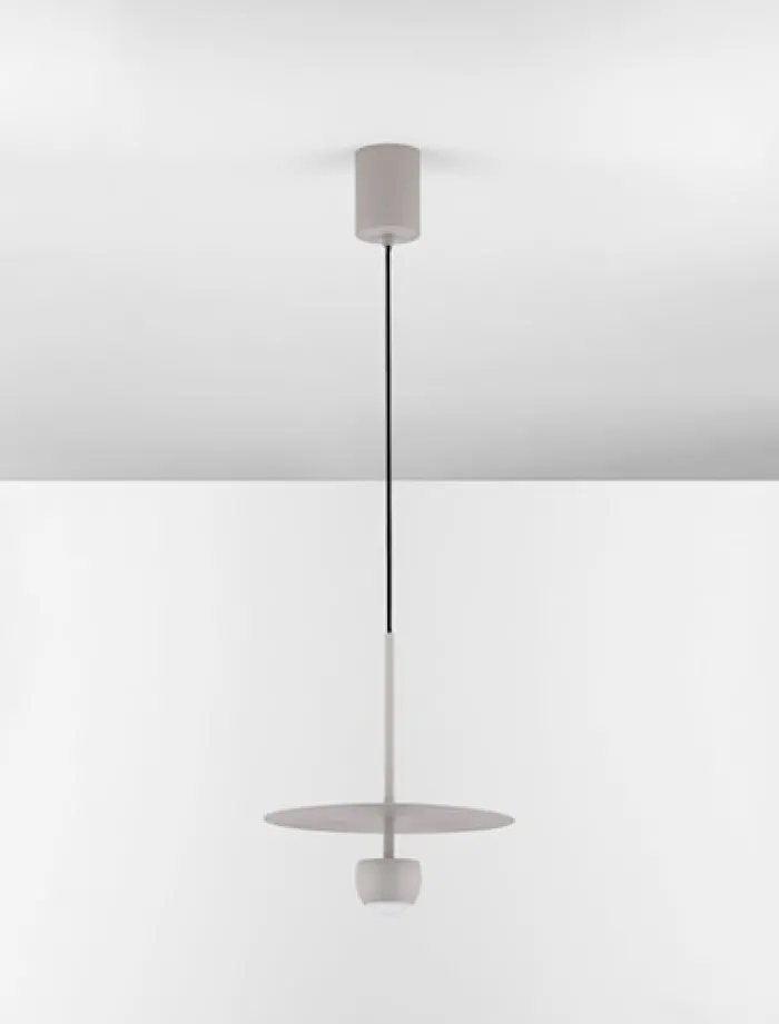 Lampa wisząca Burgens LED beżowa
