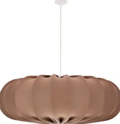 Lampa wisząca Cafee średnica 66 cm mokka z białą podstawą