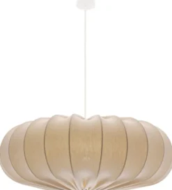 Lampa wisząca Cafee średnica 66 cm frappe z białą podstawą