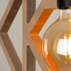 Lampa wisząca Caro drewno bukowe