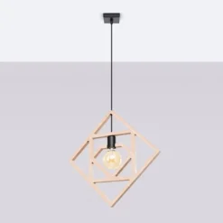 Lampa wisząca Caro drewno bukowe