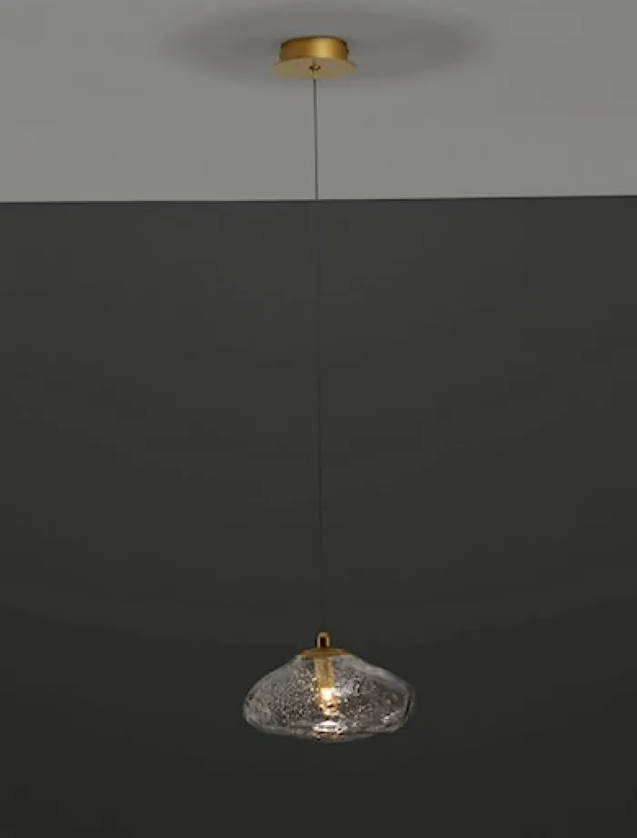 Lampa wisząca Elanke x1 złota