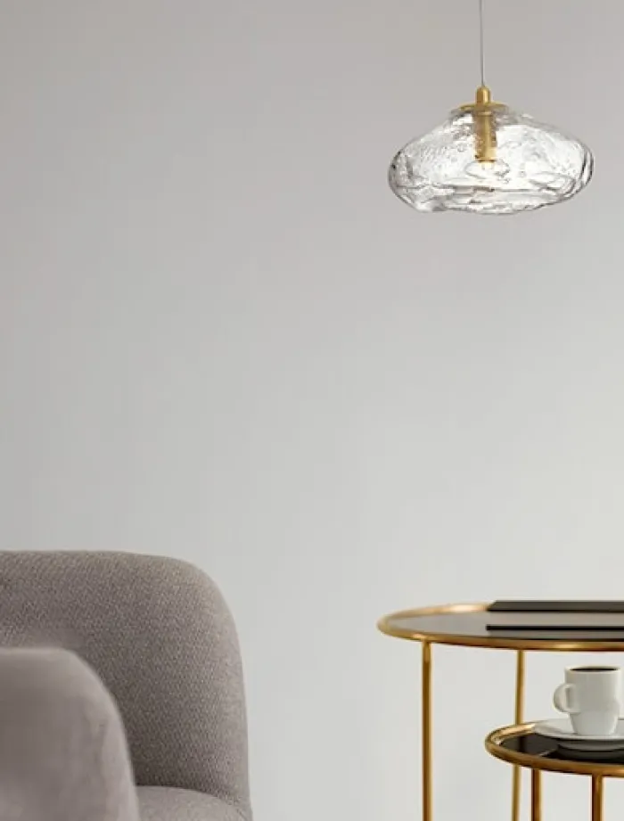Lampa wisząca Elanke x1 złota