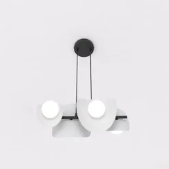 Lampa wisząca Elementi x4 ciepły szary