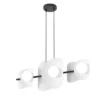 Lampa wisząca Elementi x6 ciepły szary