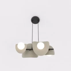 Lampa wisząca Elementi x4 mokka
