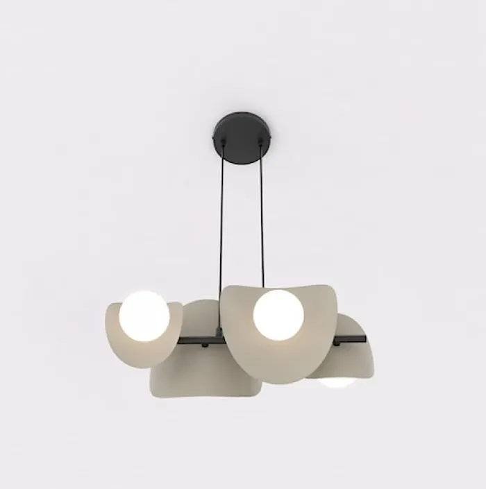 Lampa wisząca Elementi x4 mokka